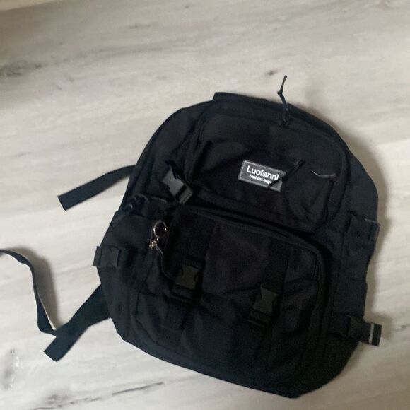 Luofanni Waterproof nylon Womens backpack new blk - Picture 3 of 3